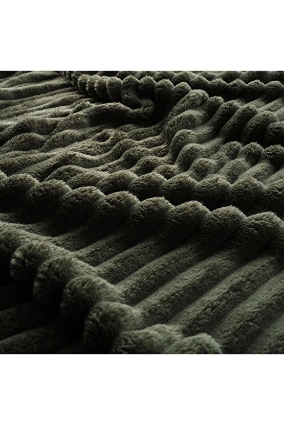yatak örtüsü, gri-yeşil, 230x250 cm