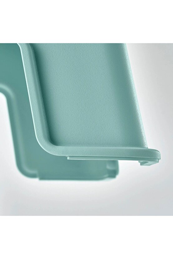 KALİTELİ Tabure Basamak 44x35x25 Cm Maks. Yük: 100 Kg Kaymaz Taban Plastik Banyo Basamağı Turkuaz