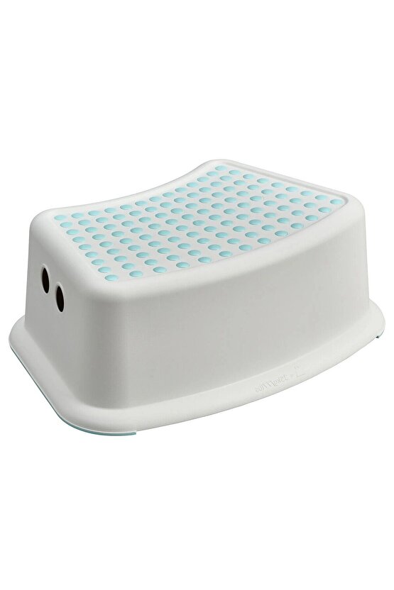 Kaymaz Taban Çocuk Basamağı 37x13 Cm Plastik Banyo Taburesi Beyaz Basamak 005489