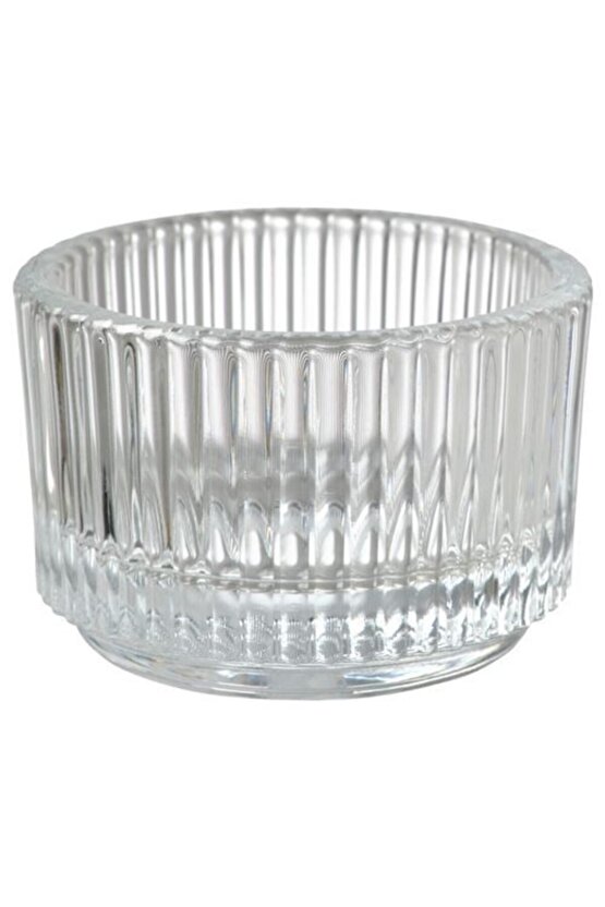 Fınsmak Tealight Mumluk, Saydam Cam 1 adet