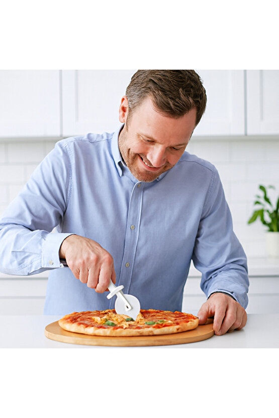 UPPFYLLD hamur kesici,pizza kesici kırık beyaz