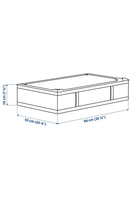 Skubb hurç, koyu gri, 90x53x19 cm BS DİJİTAL MAĞAZACILIK