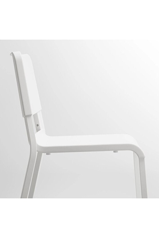 Kumaş yok beyaz plastik sandalye akdenizshop 47 x 78 x 41 1 Yıl Beyaz Sandalye Modern Plastik 1