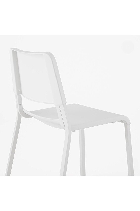 Kumaş yok beyaz plastik sandalye akdenizshop 47 x 78 x 41 1 Yıl Beyaz Sandalye Modern Plastik 1