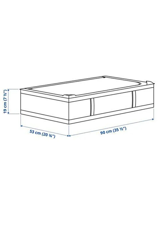 Premium Ürün Kaliteli Üretim Dayanıklı Kullanışlı Pratik Kullanım Çok Amaçlı 90x53x19 Cm Hurç SKUBB