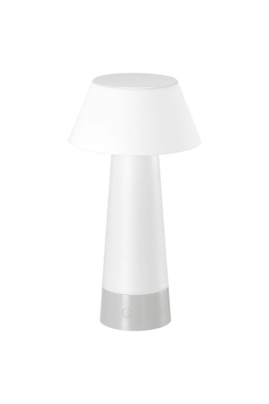 Ayaklı Masa Lambası Yükseklik 20 Cm İkea Dekoratif Led Lamba Beyaz Gece Lambası