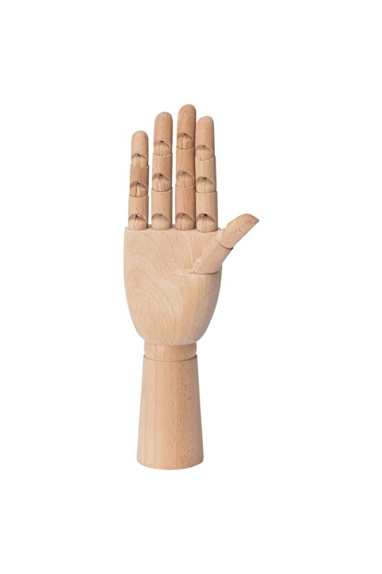Handskalad Ahşap Dekorasyon Natürel El 30 Cm