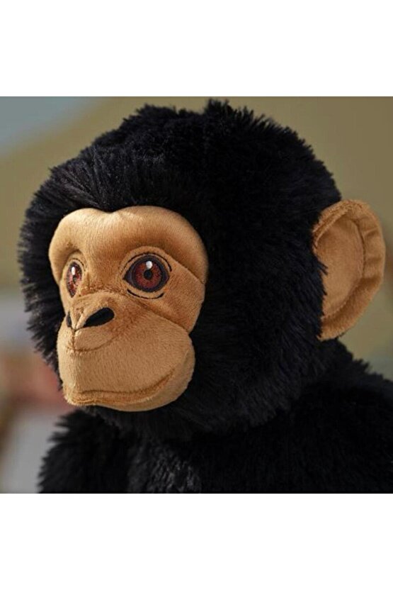 Yumuşak Oyuncak, Siyah, 32 cm, Şempanze Peluş maymun