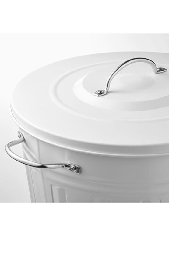 Çöp kovası kutusu beyaz donmezco 40 lt knodd