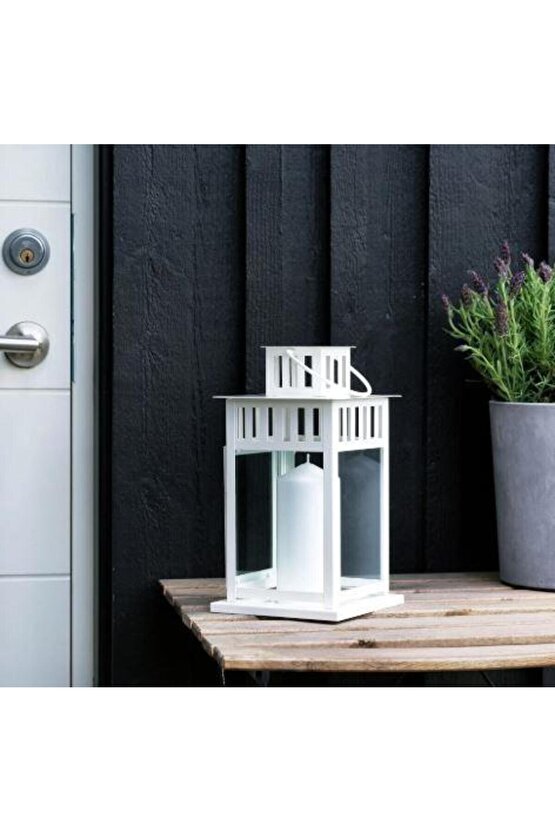 Fenomen Blok Mum Beyaz 45 Saat 14 Cm