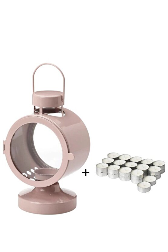 FLODSVALA Fener DURU-SHOP 21 cm - 30 lu tealight mum 2 si Bir arada