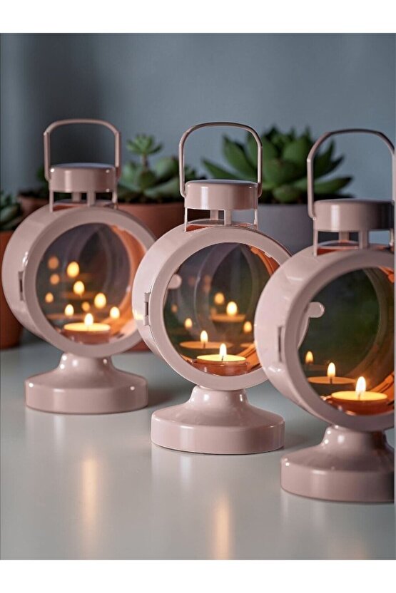 FLODSVALA Fener DURU-SHOP 21 cm - 30 lu tealight mum 2 si Bir arada