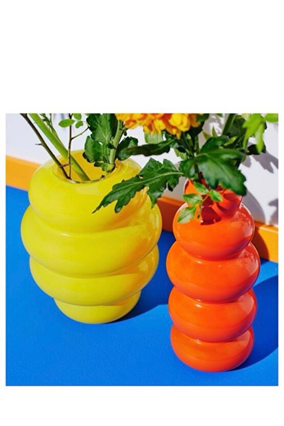 Kallarhals turuncu vazo 26 cm