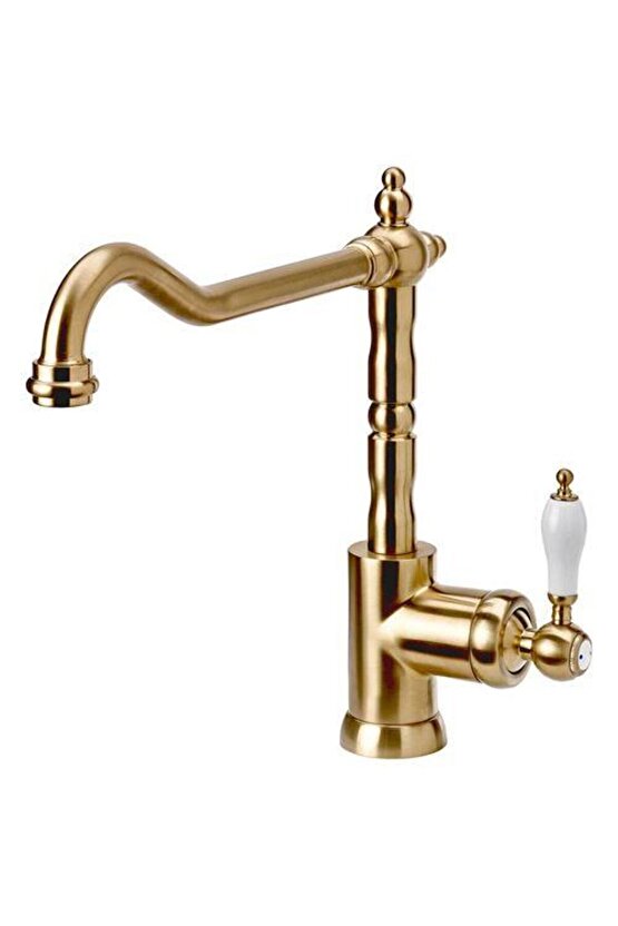Mutfak Bataryası, Gold Renk Metal Yükseklik 28 cm