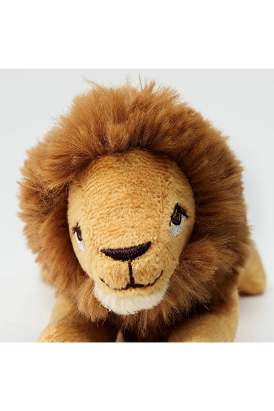 DJUNGELSKOG yumuşak oyuncak, sarı-kahverengi, 13 cm, aslan