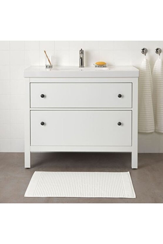 Alstern Banyo Paspası, Beyaz