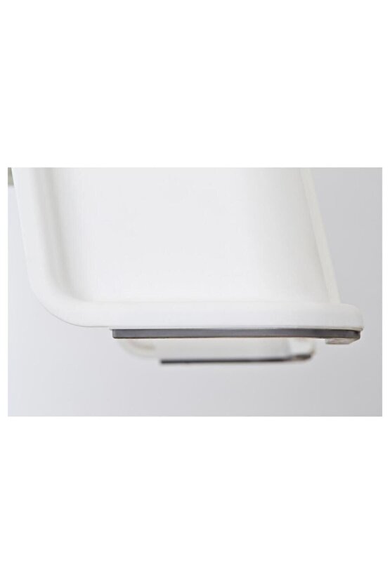 Tabure Basamak 44X35X25 cm İkea Kaymaz Taban Tabure Beyaz Renk Plastik