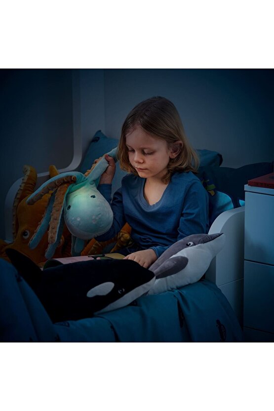 BLÅVINGAD

gece lambalı yumuşak oyuncak, turkuaz, LEDli