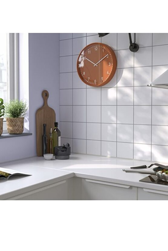 Bondis duvar saat turuncu, 38 cm