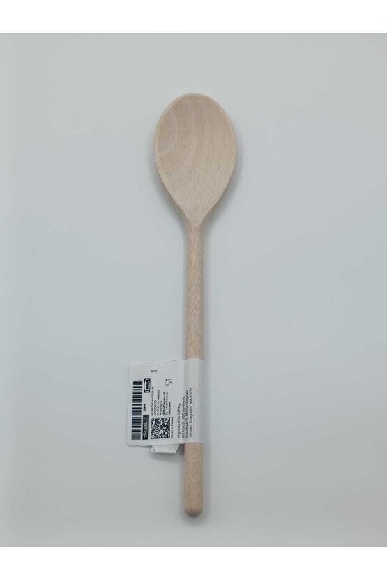 Mıxa 25 Cm Yanmaz Ahşap Kayın Kaşık Servis Kaşığı
