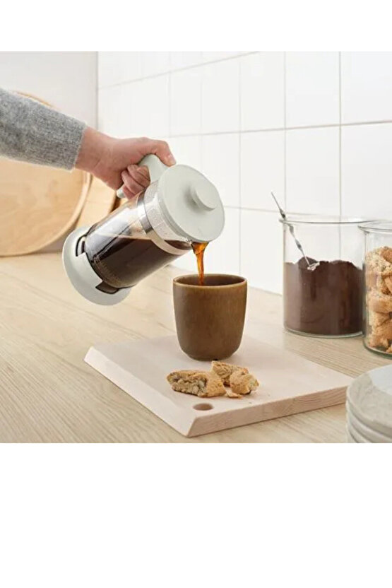 Premium Ürün Kaliteli Üretim Dayanıklı Şık Tasarım 1 Lt Paslanmaz Çelik French Press UPPHETTA
