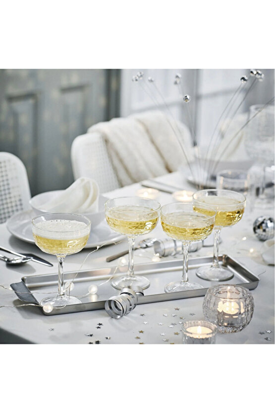 FRÖJDA saydam tealight mumluk 6cm 1 adet