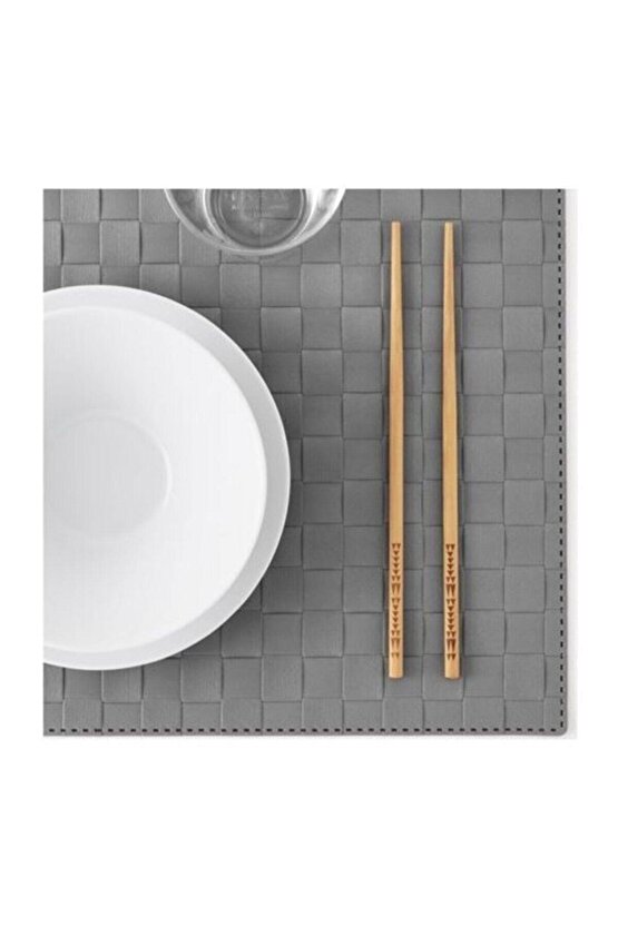 Trebent Yıkanabilir Bambu Chopstıck Japon Çin Yemek Çubuğu
