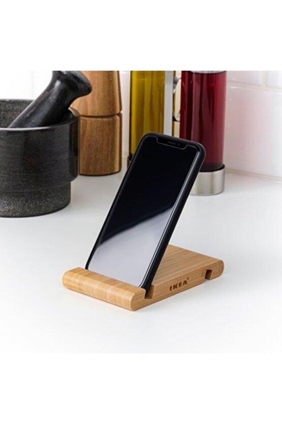 Bergenes Telefon Tablet Standı Bambu