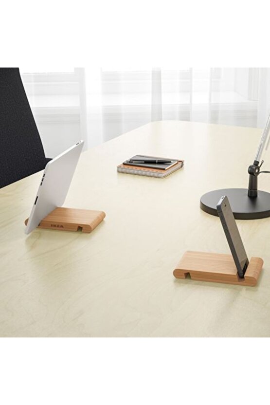 Bergenes Telefon Tablet Standı Bambu