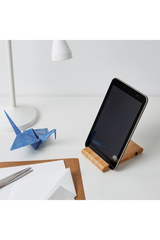 Bergenes Telefon Tablet Standı Bambu