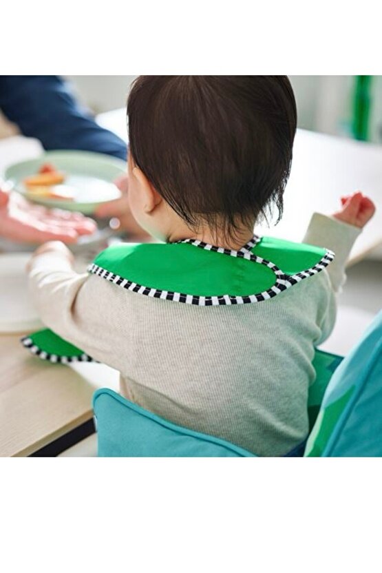 Grönfınk mama önlüğü yeşil-sarı, 2 adet