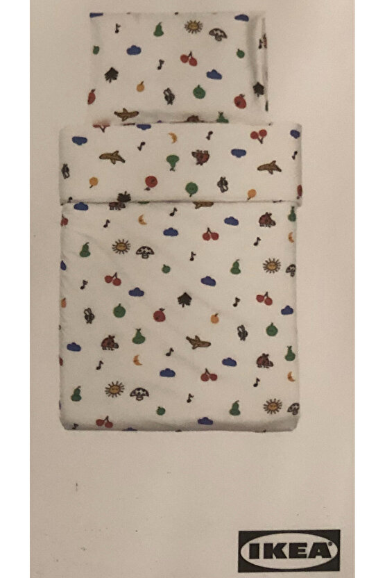Grönfınk bebek nevresim takımı, çok renkli 110x12535x55