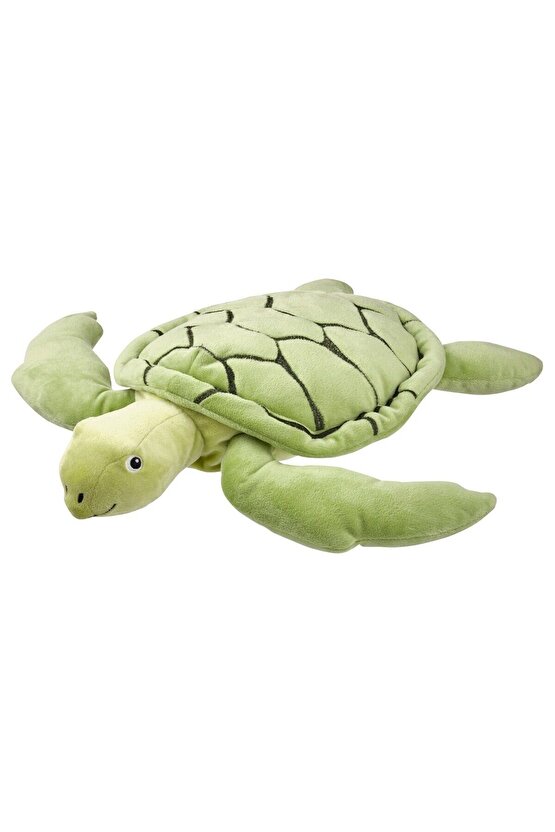 BLAVİNGAD Yeşil 44 cm Caretta Caretta Deniz Kaplumbağası Yumuşak Peluş Oyuncak