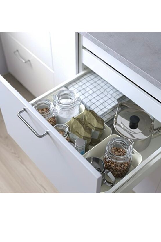 Uppdatera kutu beyaz organizer kutu düzenleyic kutu çok amaçlı kutu donmezco 24x17cm