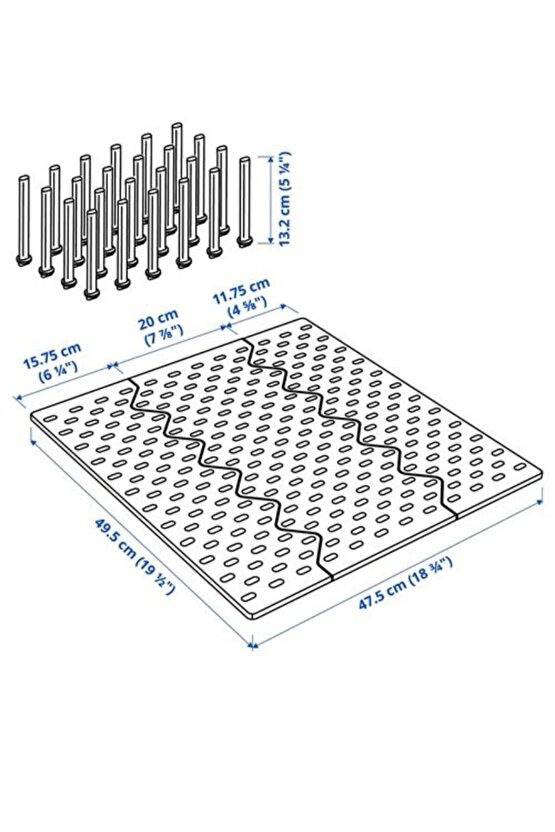 Uppdatera çekmece içi düzenleyici, antrasit, 60cm