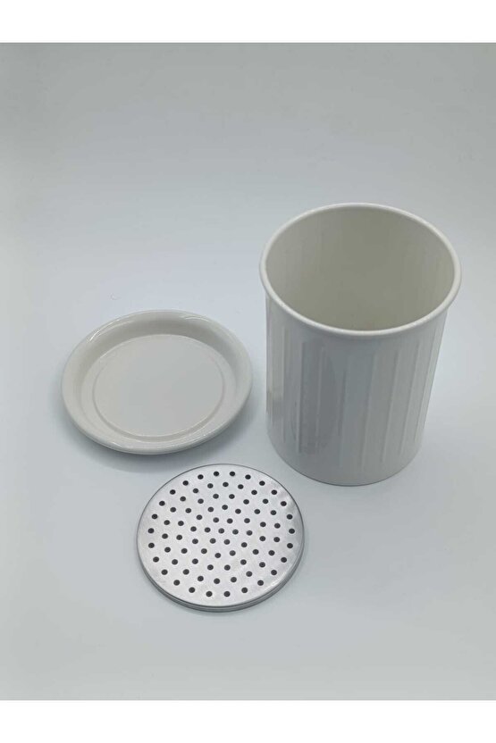 Çatal Kaşıklık Mutfak Bıçaklık Beyaz Boyalı Paslanmaz Çelik 13 Cm