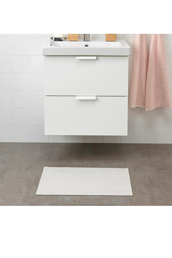 Fıntsen banyo paspası 40x60cm beyaz