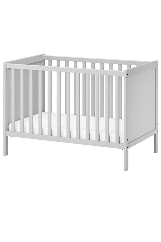 Sundvık bebek karyolası, gri 60x120