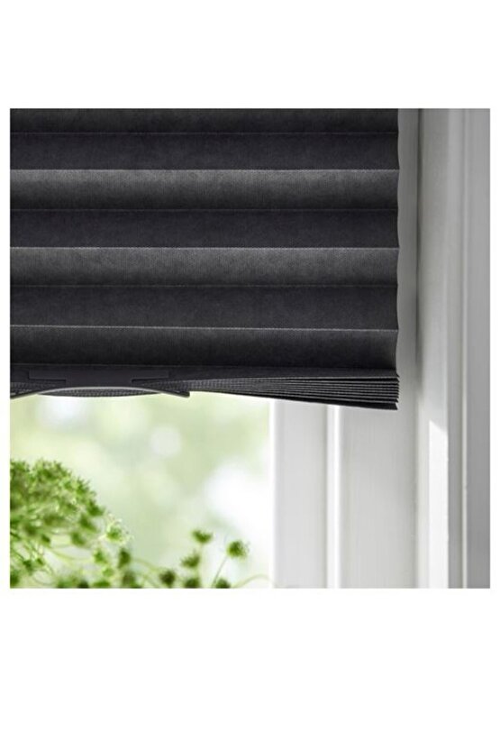 Schottıs stor perde, koyu gri 100x190 karartma perde polyester