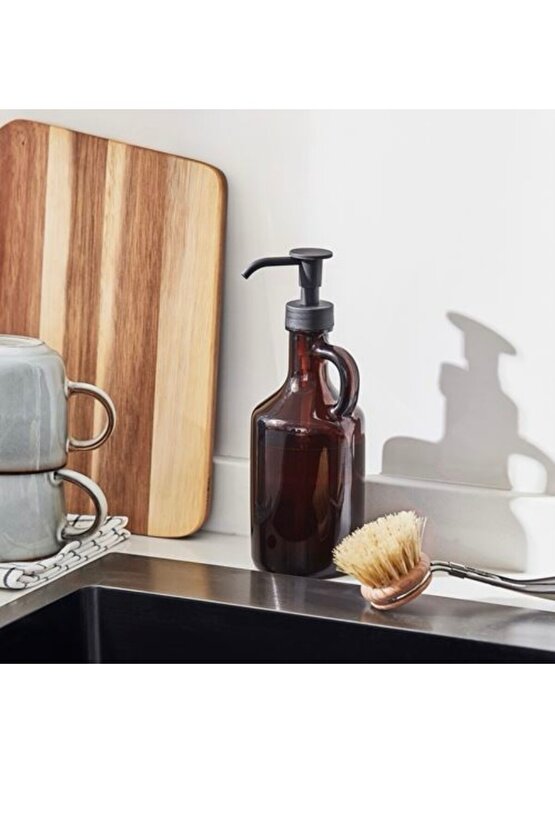 Valvardad sıvı sabunluk, kahverengi 380ml