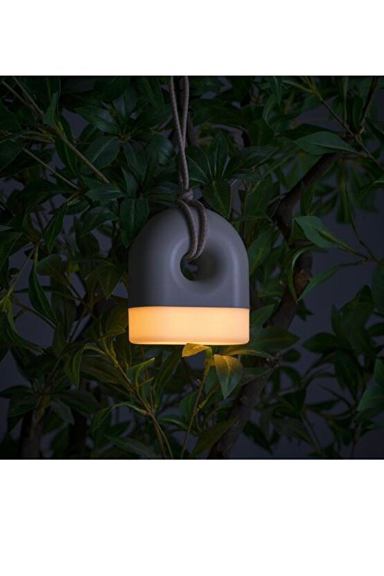 Solvinden masa lambası gri-beyaz, 12 cm