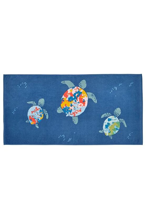- BLAVINGAD, çocuk banyo havlusu, koyu mavi, 70x140 cm