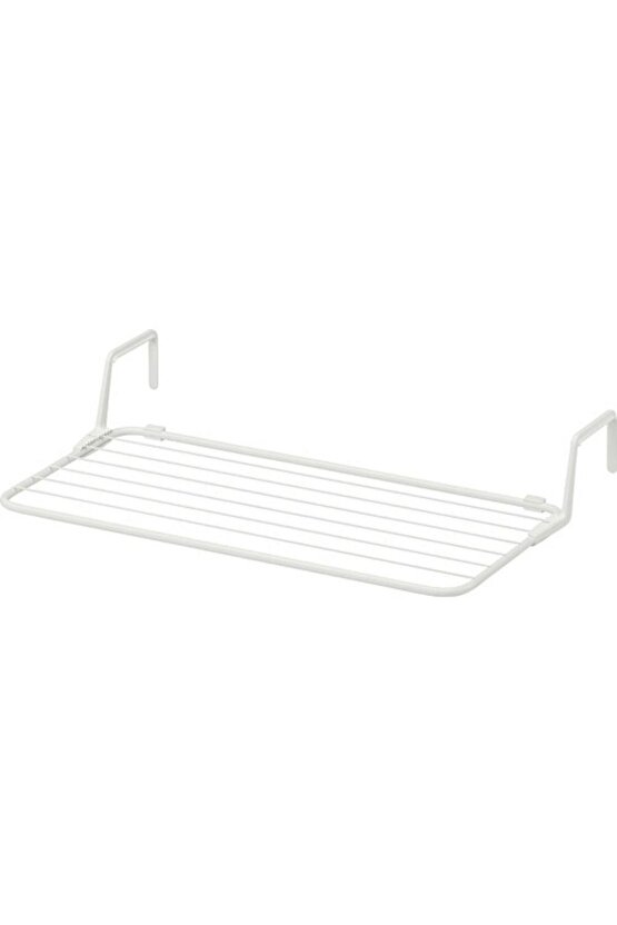 Beyaz 77 Cm Balkon Ray Kapı Üstü Çamaşır Askısı