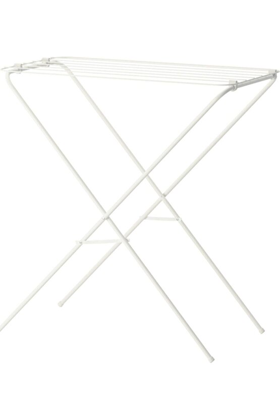 Metal Metal Jall Minimalist Çamaşır Kurutma Askılığı Beyaz Beyaz