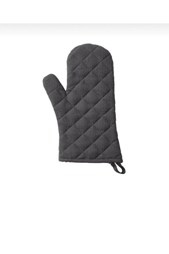 Rınnıg fırın eldiveni koyu gri-siyah 33 cm