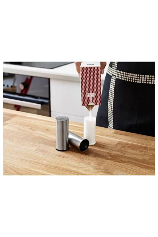 SUMUHOME PLATS TUZLUK KARABİBERLİK PASLANMAZ ÇELİK 7 CM 2 PARÇA