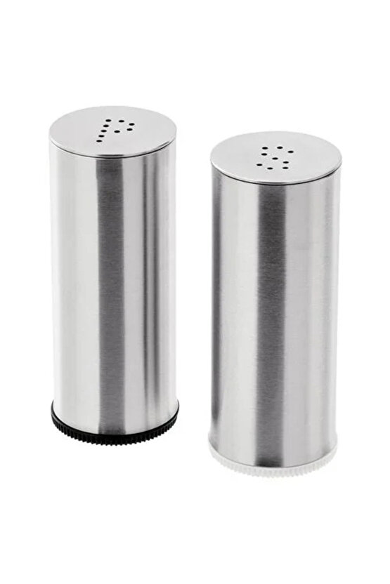 SUMUHOME PLATS TUZLUK KARABİBERLİK PASLANMAZ ÇELİK 7 CM 2 PARÇA