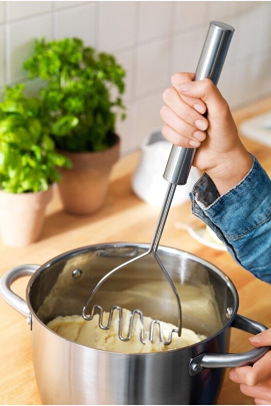 Patates Ezici Çelik 39 Cm Ezici