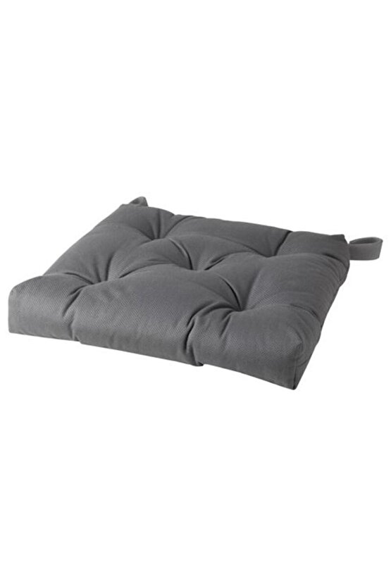 Malında 4035x38x7 Cm Sandelye Minderi Gri Cırt Cırt Bantlı