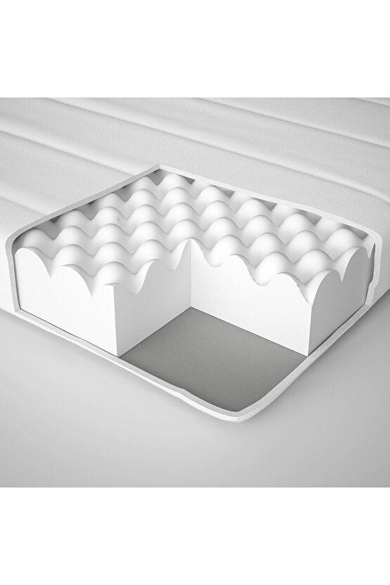 HEMNES DİVANA UYUMLU AFJALL beyaz 80x200 cm tek kişilik yatak